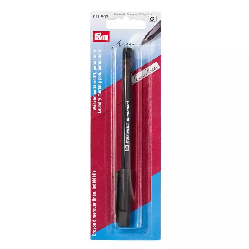 Wäschemarkierstift permanent schwarz