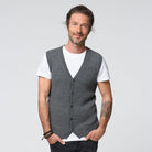 Herrenweste "Merino Extrafein" 765040