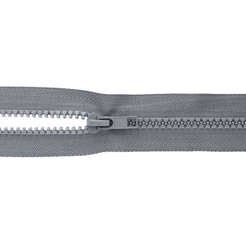 Reißverschluss grau 60cm
